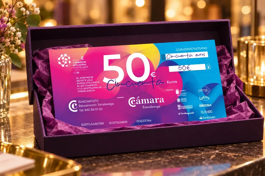 III Gala del Comercio · vale regalo: entrega