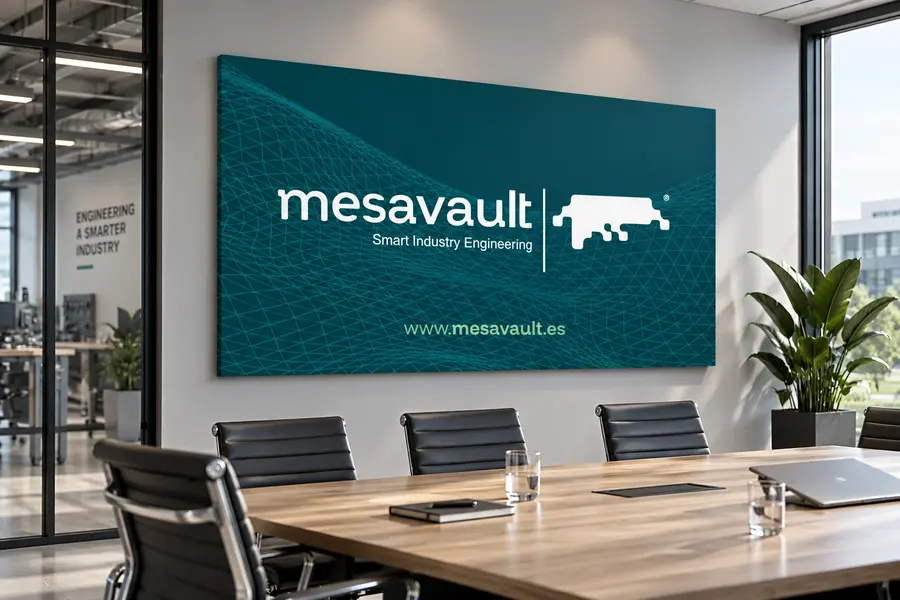 Mesavault: rotulo