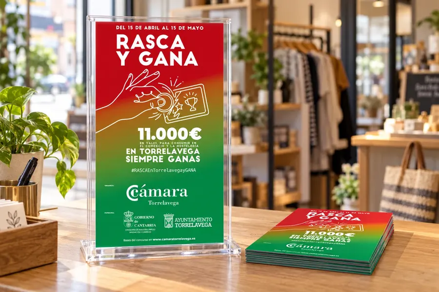 Rasca y Gana · Cámara de Comercio: expositor