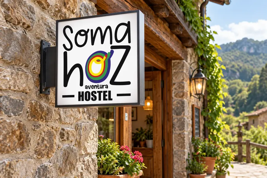 Hostel Somahoz: rotulo hostel
