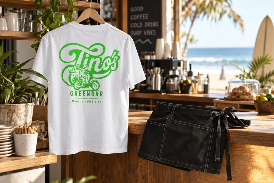 Tino's Green Bar: ropa hosteleria