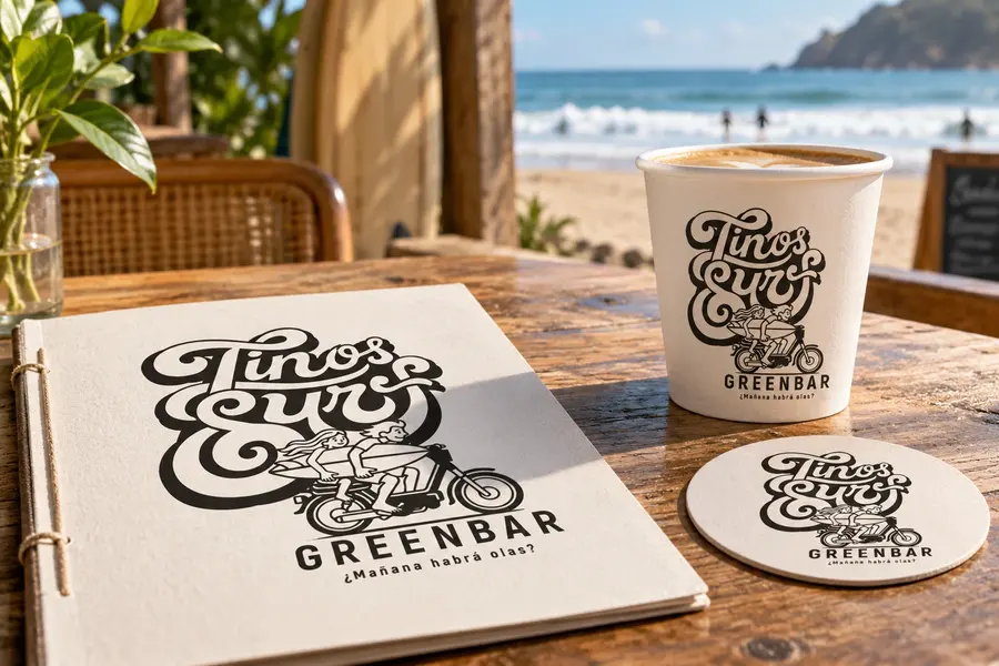 Tino's Green Bar: mesa marca