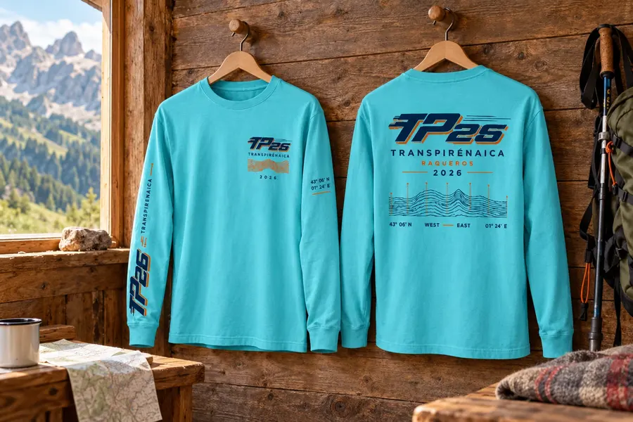 Transpirenaica 2026: camiseta turquesa