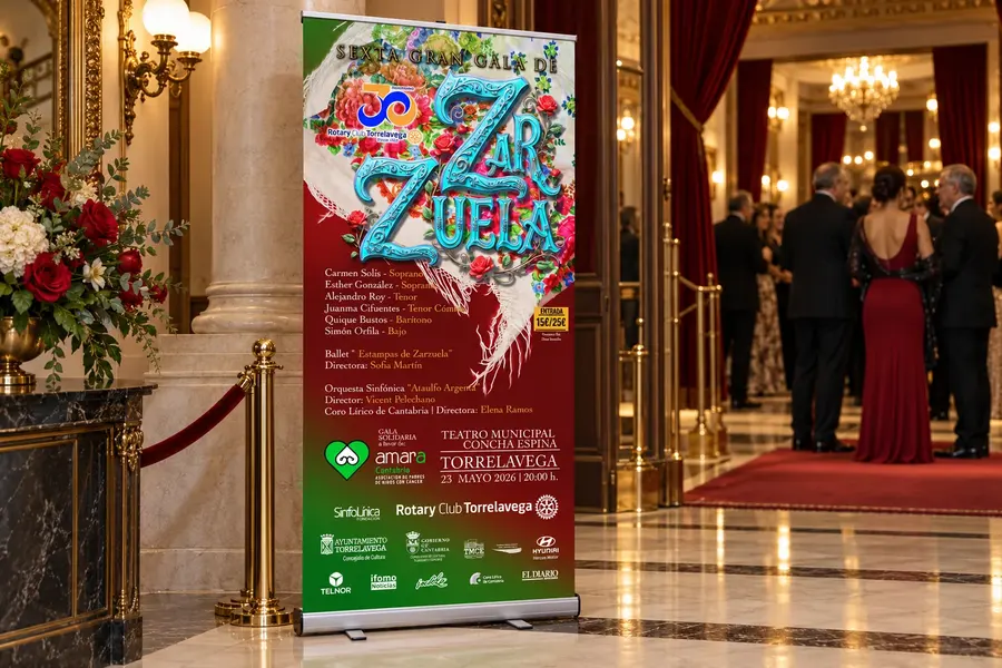 Zarzuela · Rotary 2026: rollup gala
