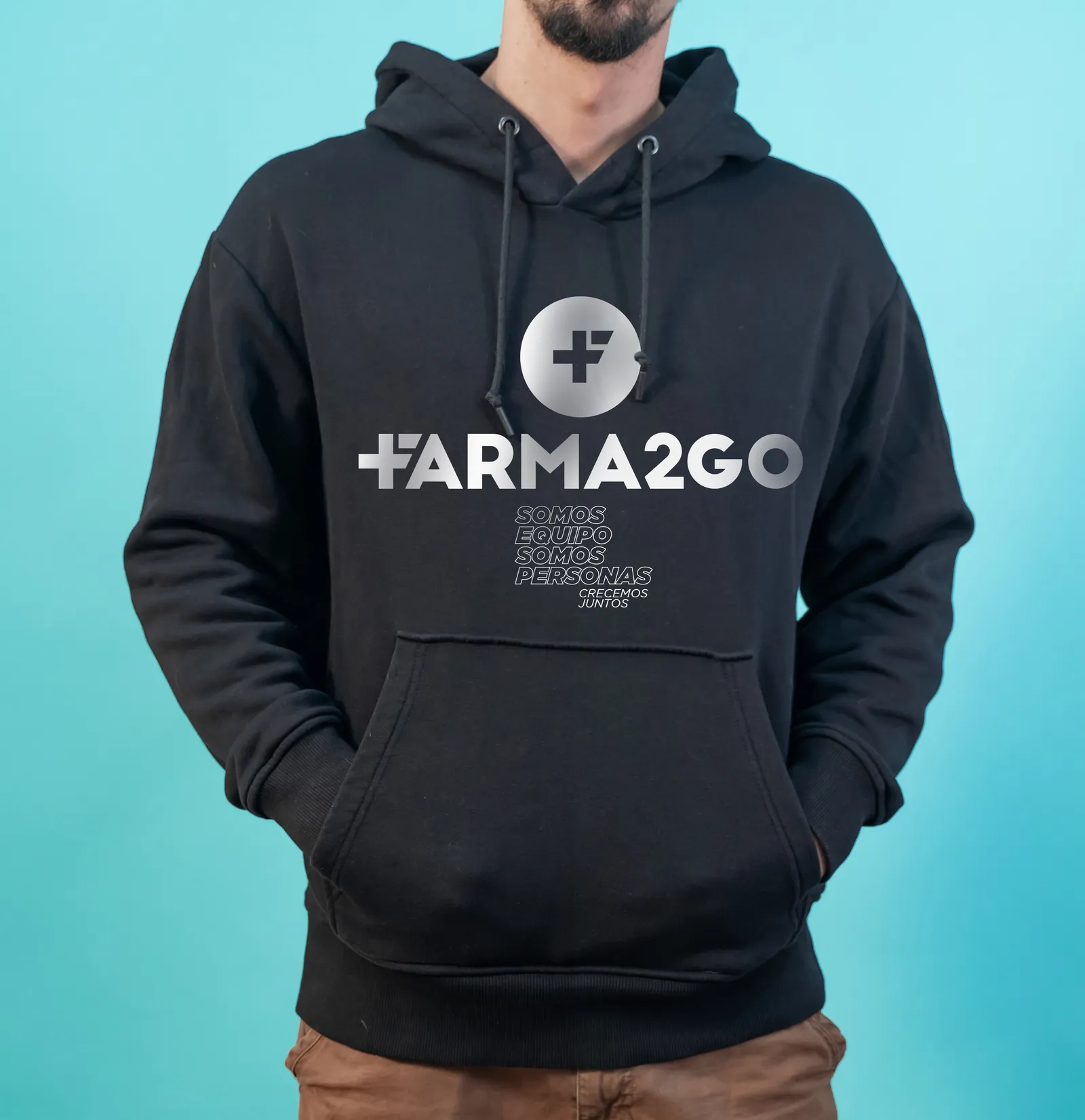 Farma2Go: Aplicación textil de la marca (representación)