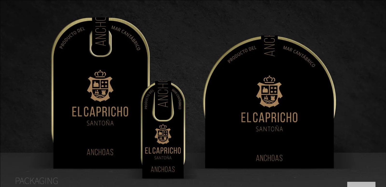 Gama de latas de El Capricho tras el restyling