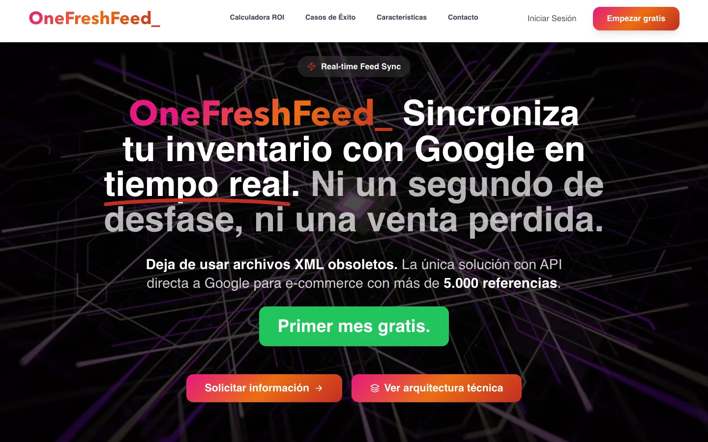 Portada de onefreshfeed.com