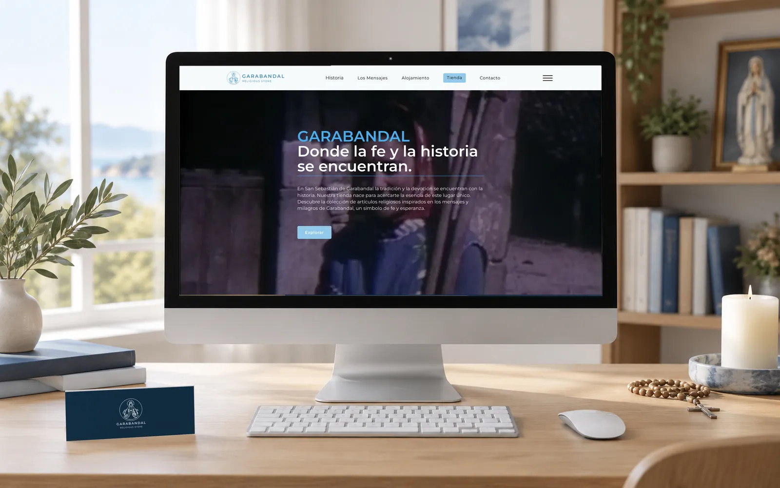 Web de Garabandal, diseñada por Índole
