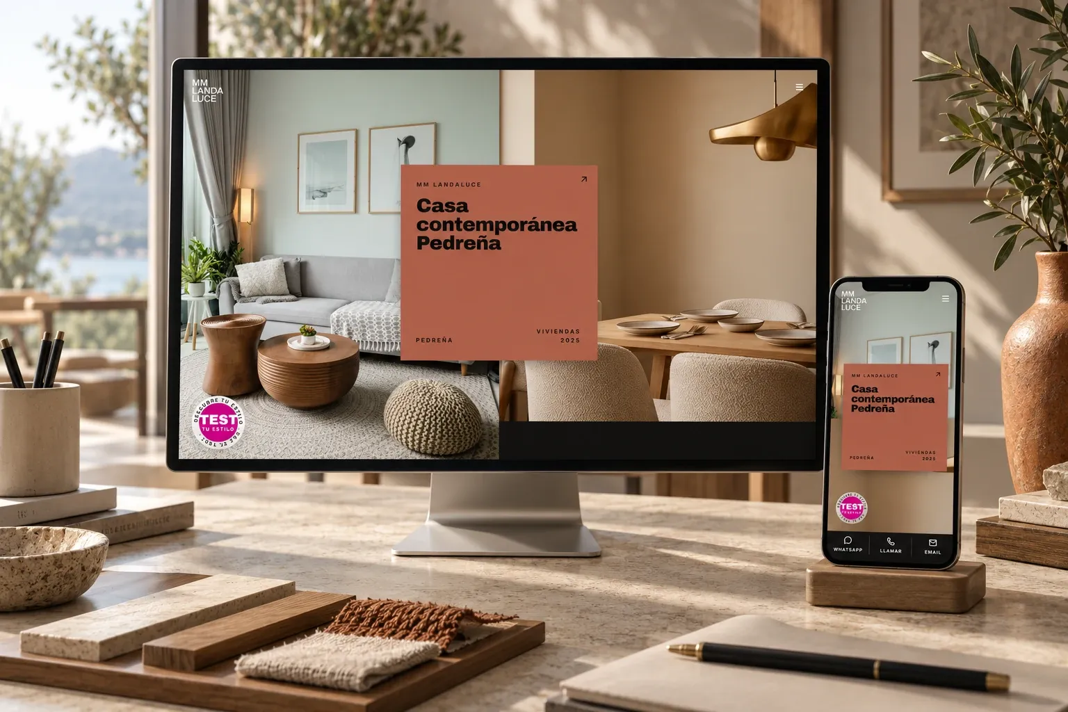 Web de MM Landaluce, diseñada por Índole