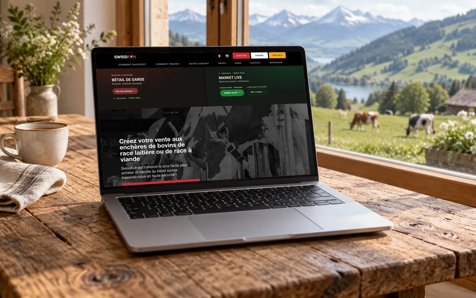 Presentación de la web de SWISSKUH (1 de 11)