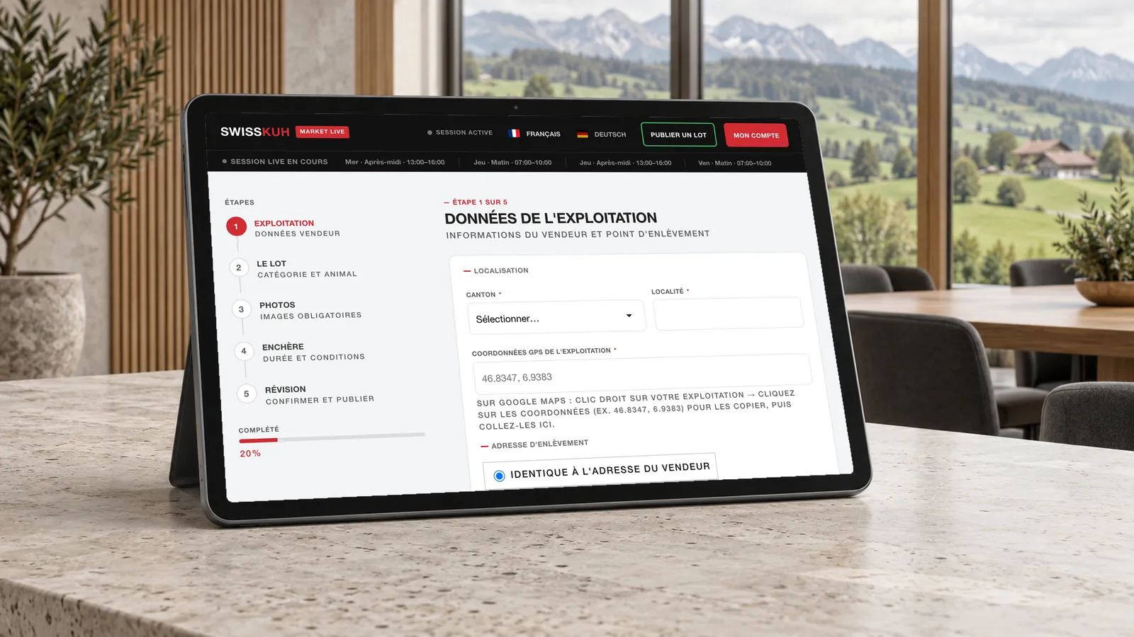 Presentación de la web de SWISSKUH (3 de 11)