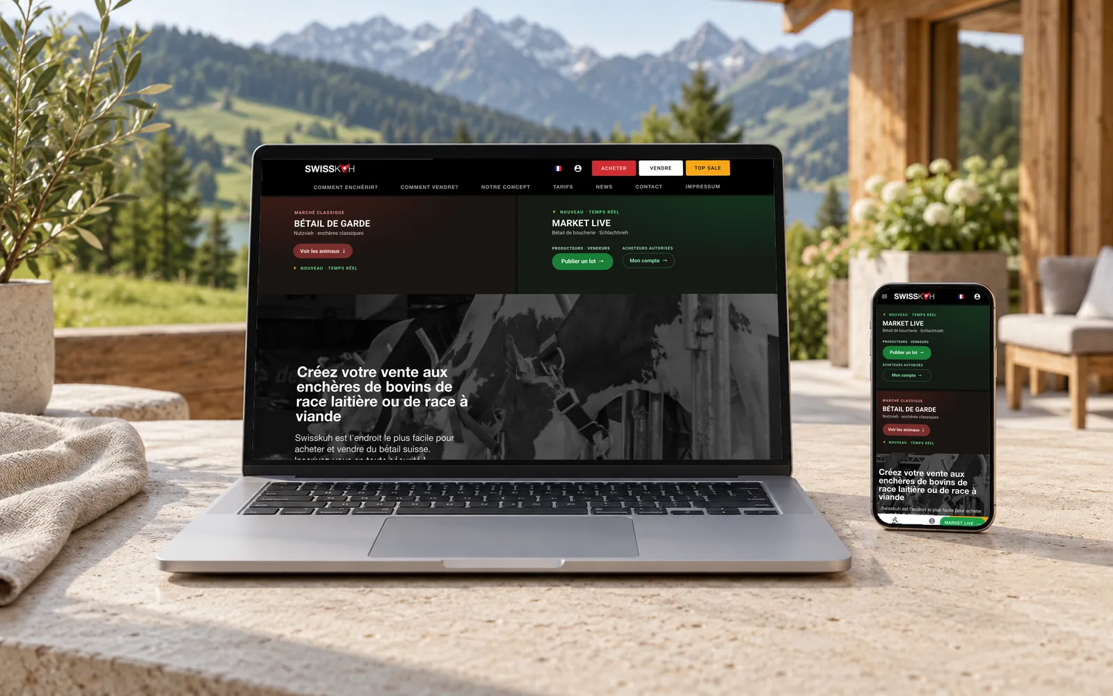Presentación de la web de SWISSKUH (6 de 11)