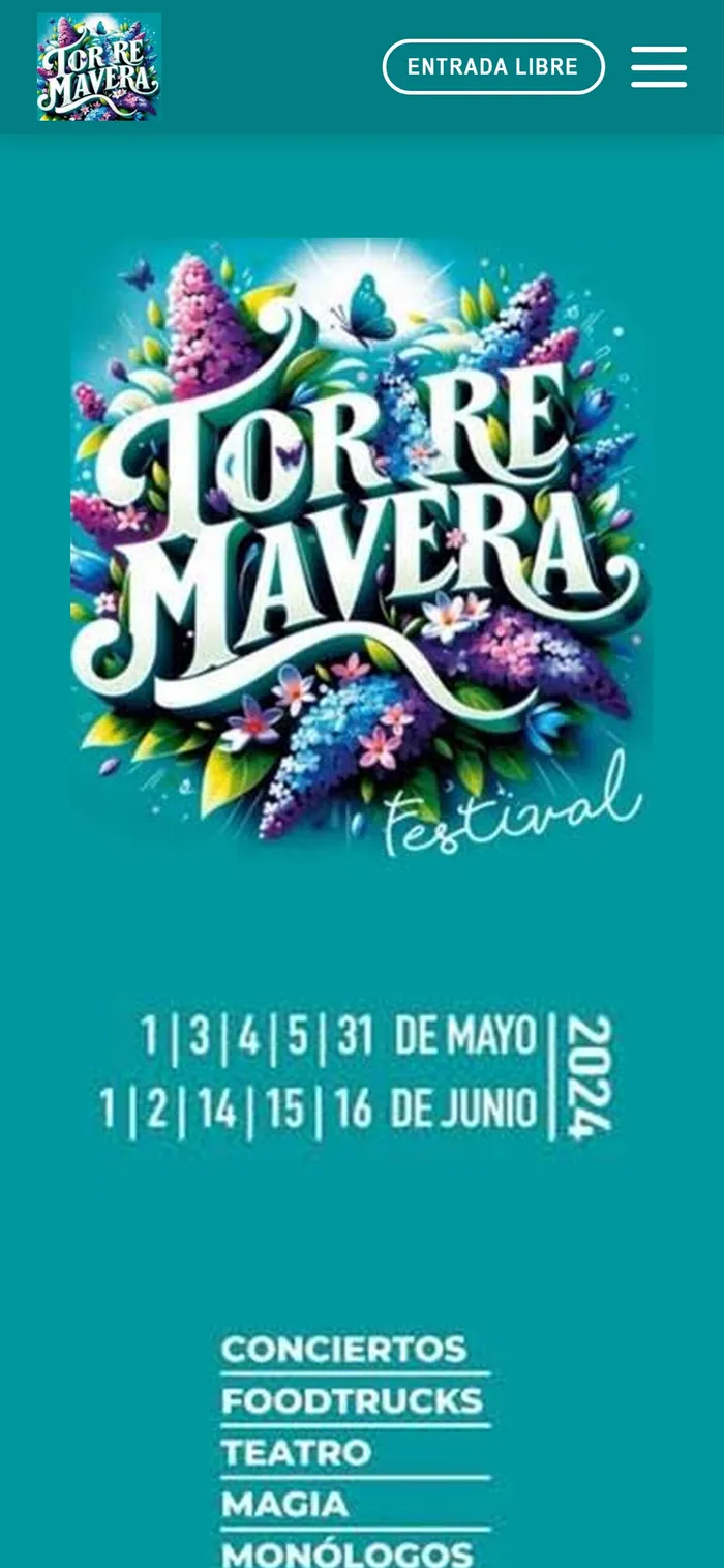 Web de TorreMavera en el móvil