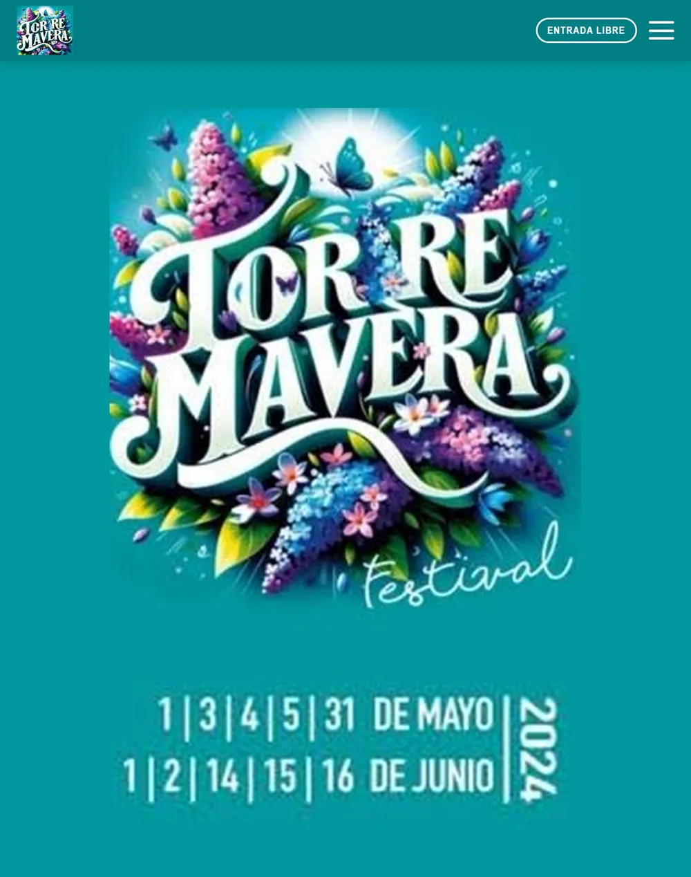 Web de TorreMavera en la tableta